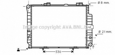 AVA QUALITY COOLING ms2231 -  Радиатор, охлаждение двигателя